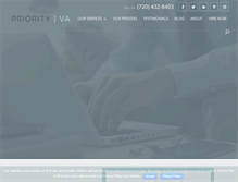 Tablet Screenshot of priorityva.com